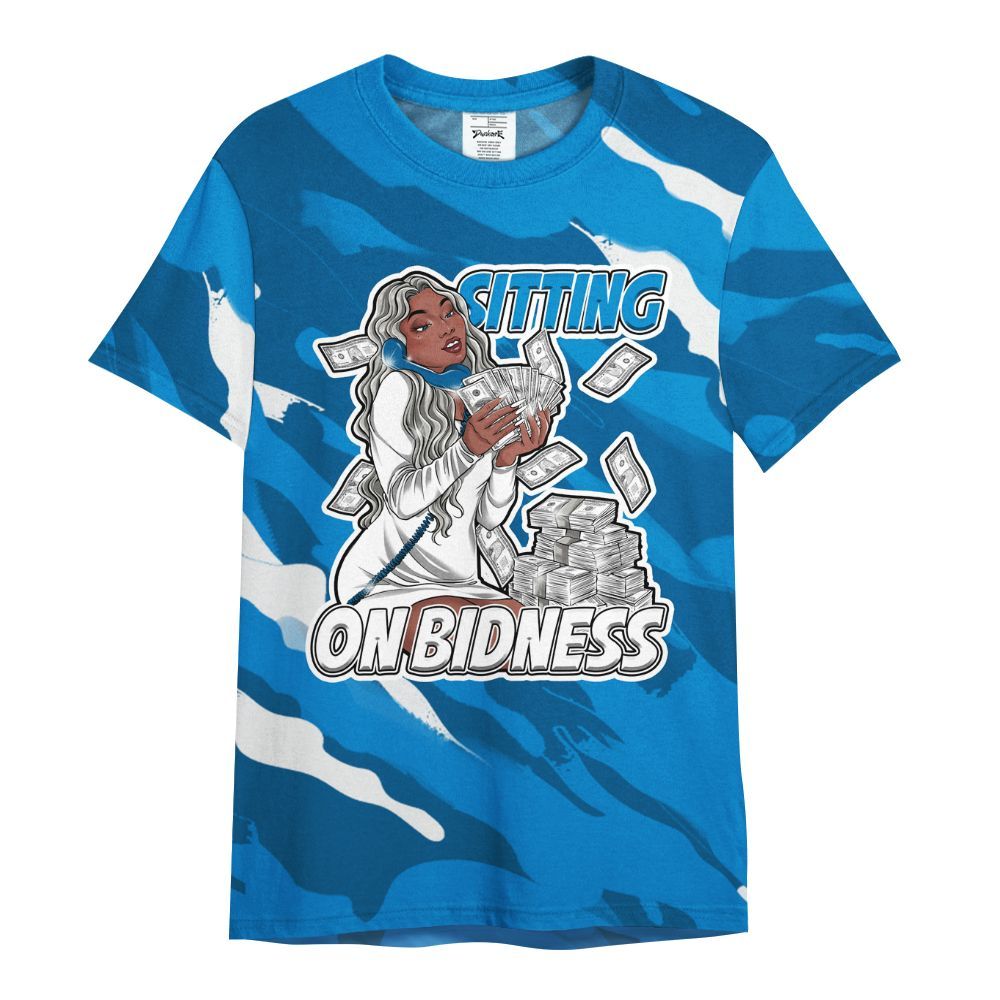 Shirt To Match Industrial Blue 4s - Bidness Colored All Over Print