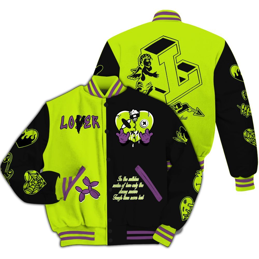 Varsity Jacket To Match GS Black Barely Volt 11s - Loser Lover Heartbreak All Over Print