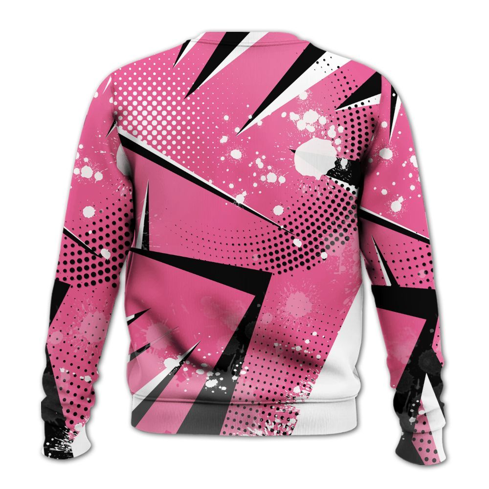 Sweatshirt To Match Air Max SNDR Hyper Pink - Poly Trust No One Dripping All Over Print