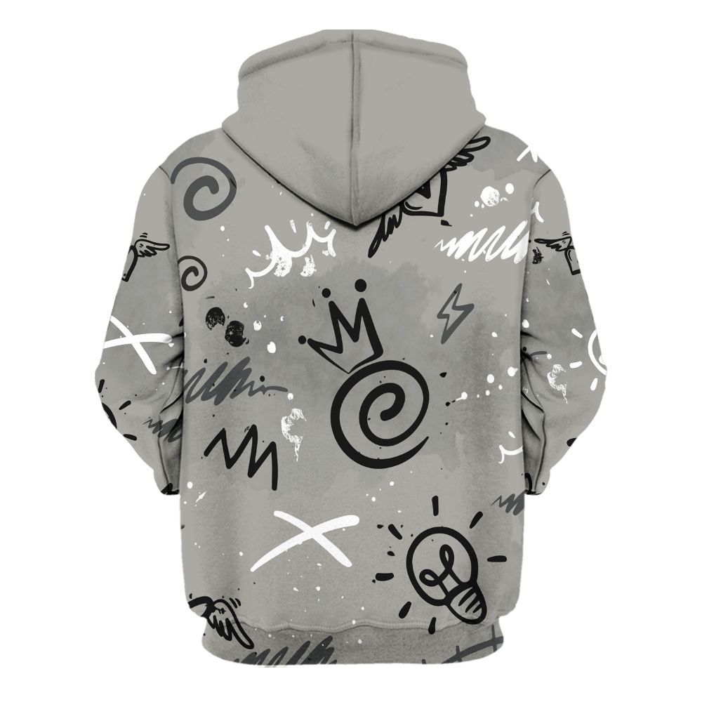 Hoodie To Match High Satin Shadow 1s - Drip Been Di2ferent All Over Print