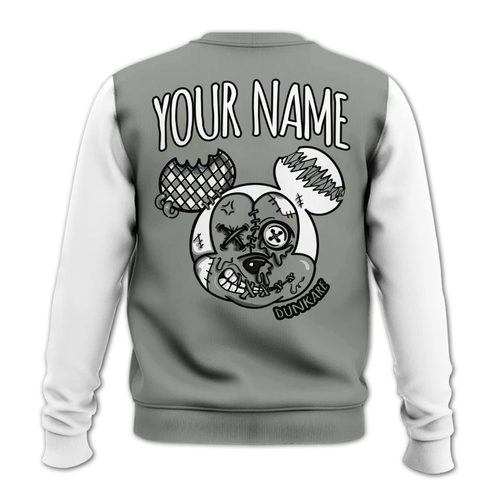 Sweatshirt To Match Paris Cement Grey 4s - Custom Name Got Em Drip All Over Print