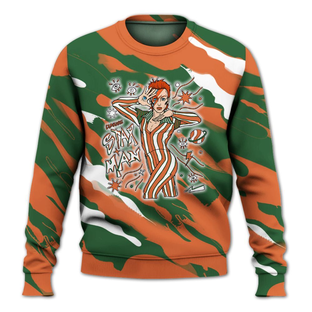 Sweatshirt To Match Low Miami 5s - Starmans Graphics Colored All Over Print