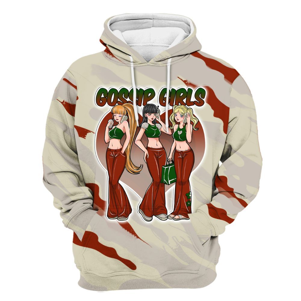 Hoodie To Match El Grito 5s - Gossip'Girls All Over Print