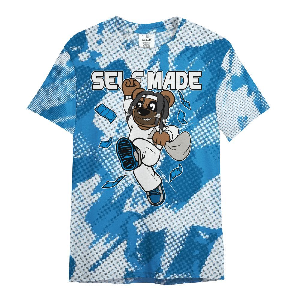Shirt To Match Industrial Blue 4s - Autonomous Bear Abstract Halftone All Over Print