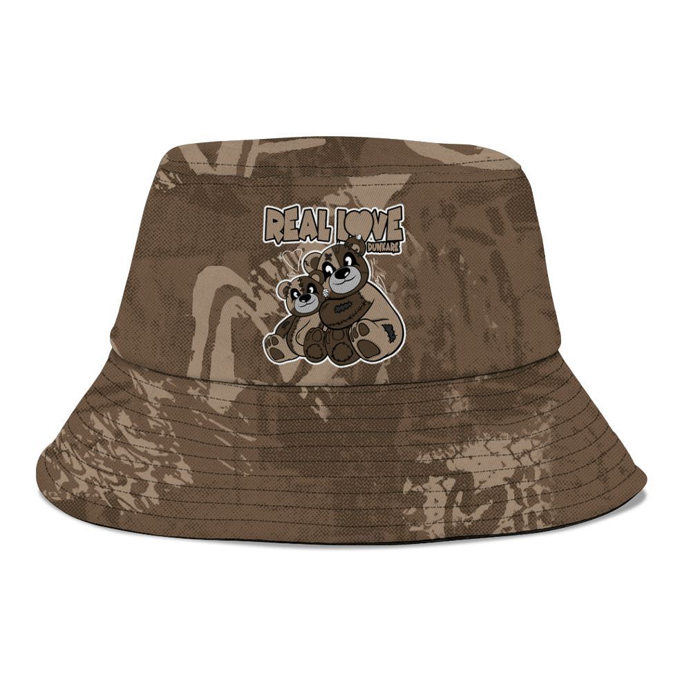 Bucket Hat To Match Dark Mocha Jack - Sincere Fondness Bear Graphic