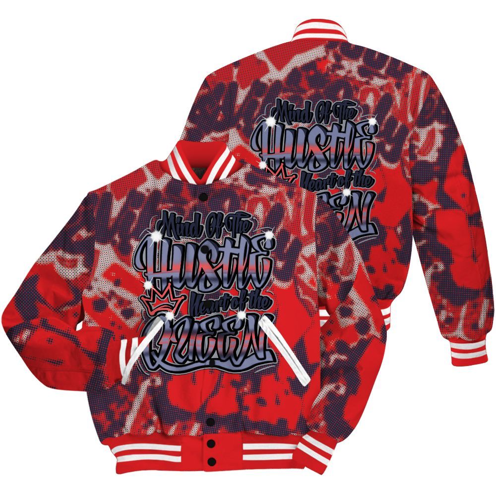 Varsity Jacket To Match Low OG Howard Bison 1s Shirt - Hustles Heart Queens Street All Over Print