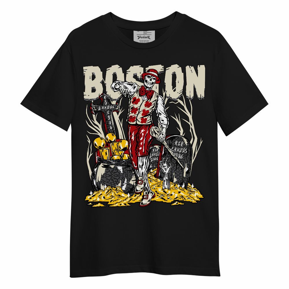 Shirt To Match Cement Grey 3s - Goldrush Skeleton Unisex Shirt