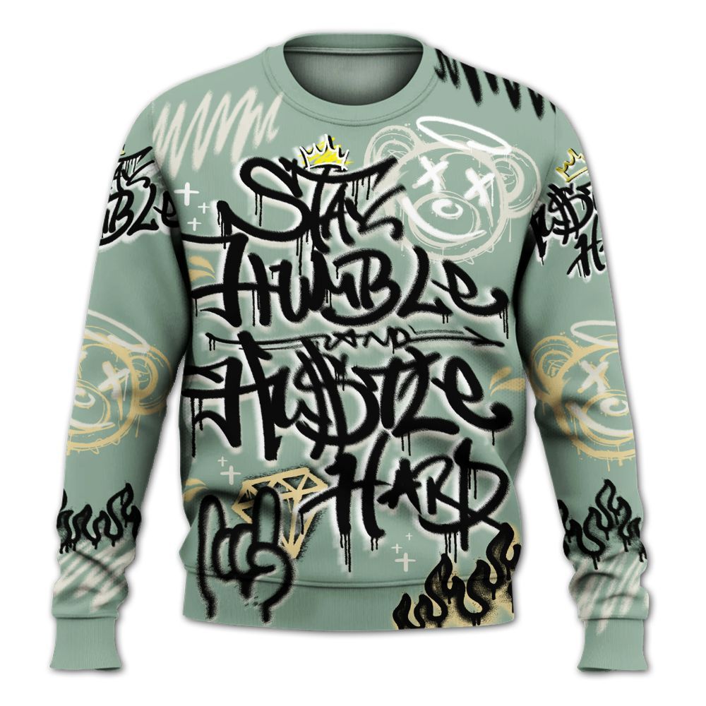 Sweatshirt To Match Joins Year Of The Snake 5s - Humble Drip Streetwear Graffity All Over Print