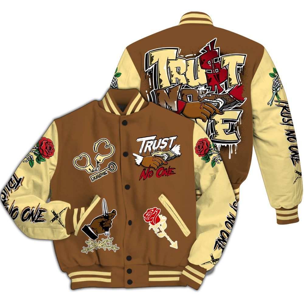 Varsity Jacket To Match Air Max 90 Escape - Trust No One Dripping All Over Print
