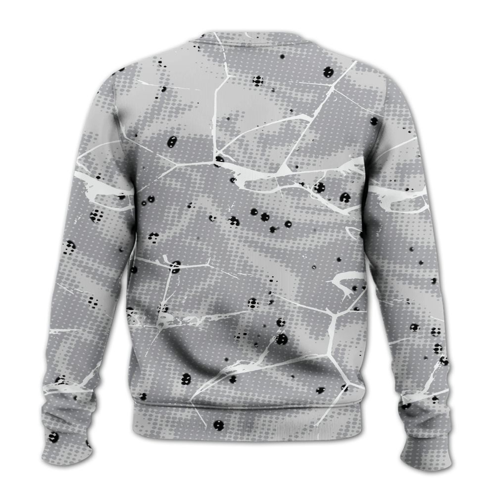 Sweatshirt To Match White Cement 4s - Dislike Us Graphic All Over Print