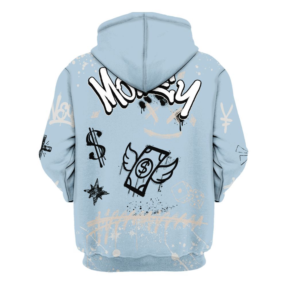 Hoodie To Match High OG Alaska 1s - Everybody Paid In Full Crayon All Over Print