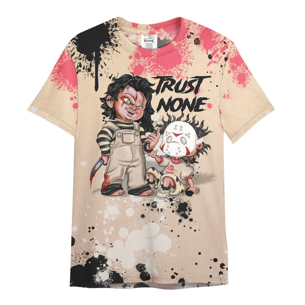 Shirt To Match Birds Of Paradise 4s - Trust No One Scary All Over Print
