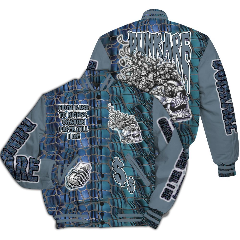 Varsity Jacket To Match Air Foamposite Kazuya Mishima - From Rags To Riches All Over Print