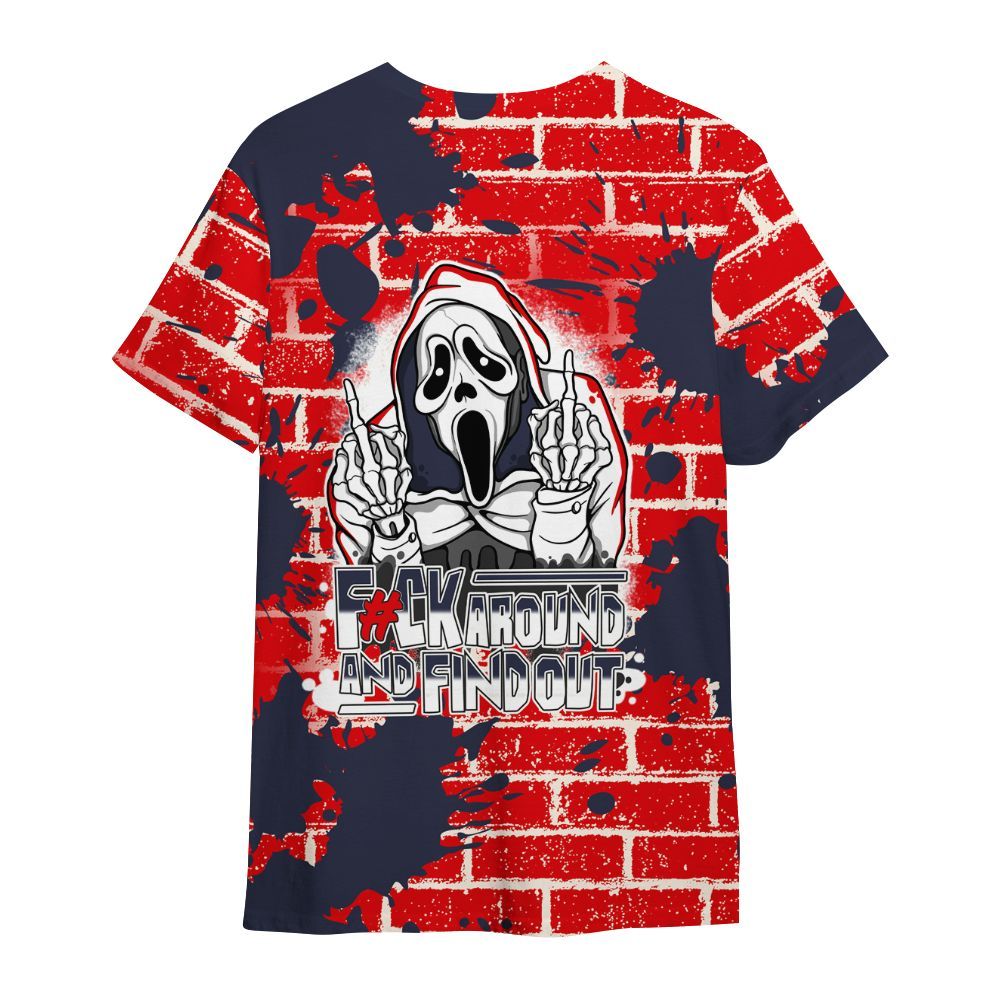 Shirt To Match Low OG Howard University 1s - F#CK And Find Out Graphic Halloween All Over Print