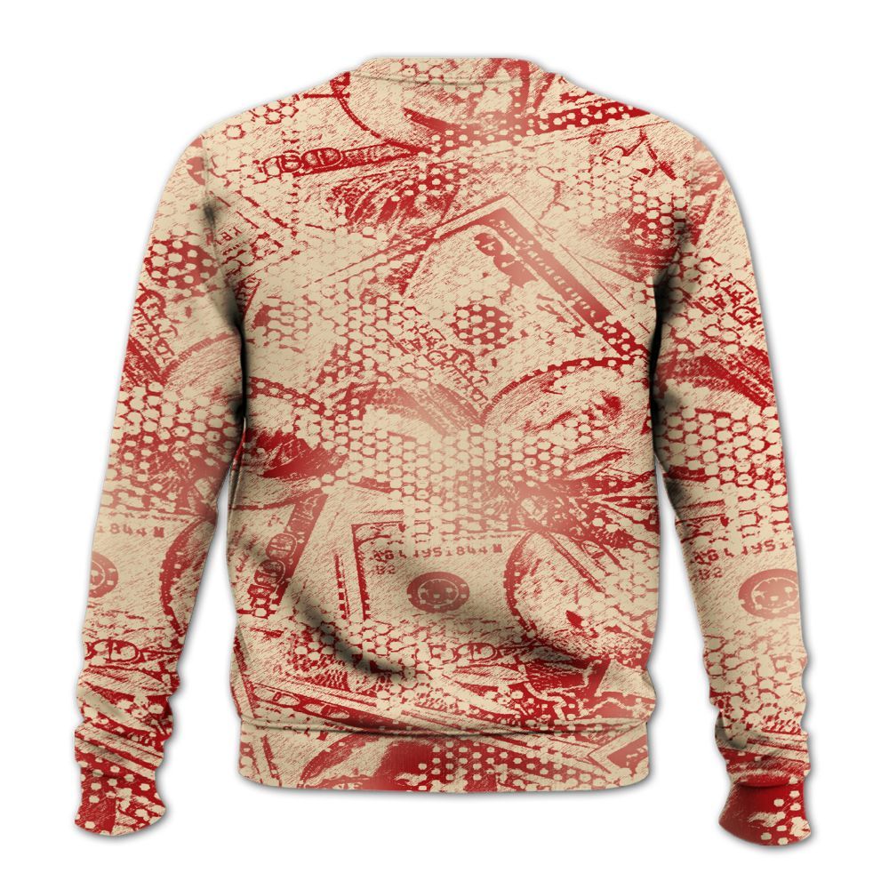Sweatshirt To Match Dunk Low Strawberry Waffle - From Rags To Riches All Over Print