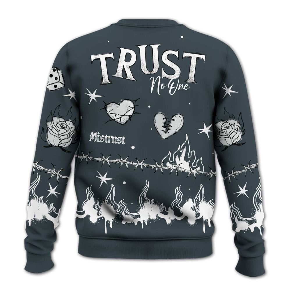Sweatshirt To Match Air Max Sunder Gore Tex Black - Trust No One Snake-Bite Doodle Crayon All Over Print