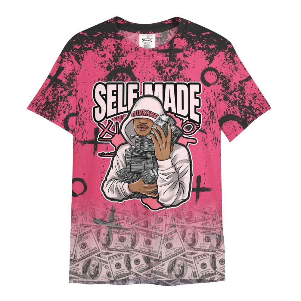 Shirt To Match A'One Hyper Pink - Selfmade Unique Grunge All Over Print