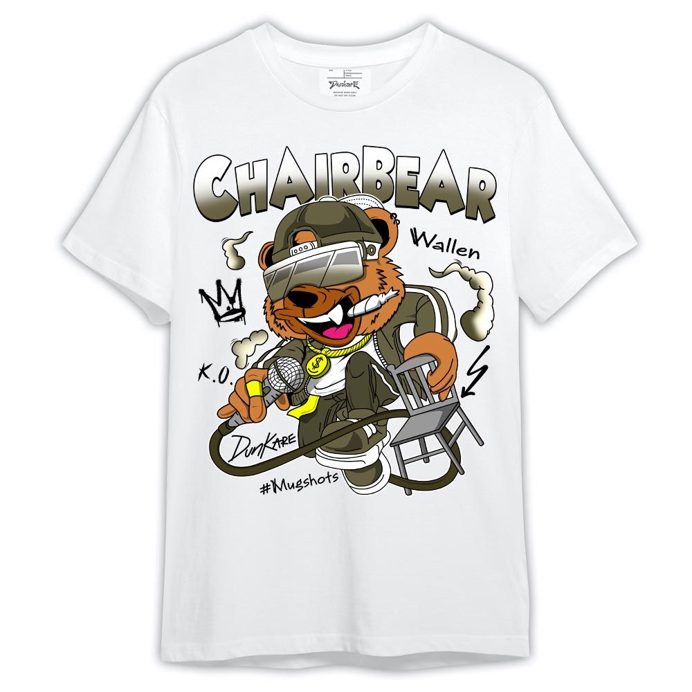 Shirt To Match Shirt ChairBear Wallen Mugshot, Olive 5s T-- To Match Sneaker Olive 5s Graphic Tee LTRP