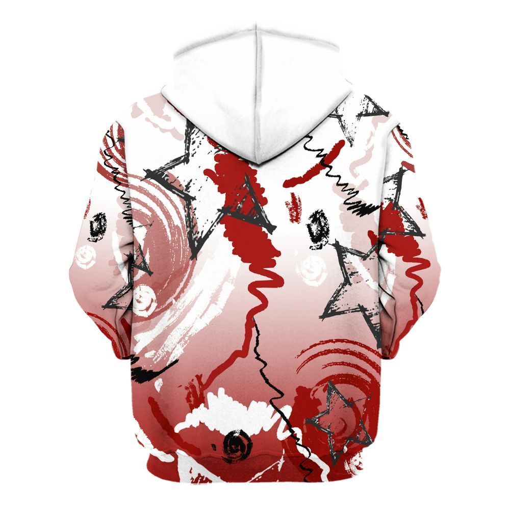 Hoodie To Match High OG Varsity Red 1s - Grind Shine Later Drip All Over Print