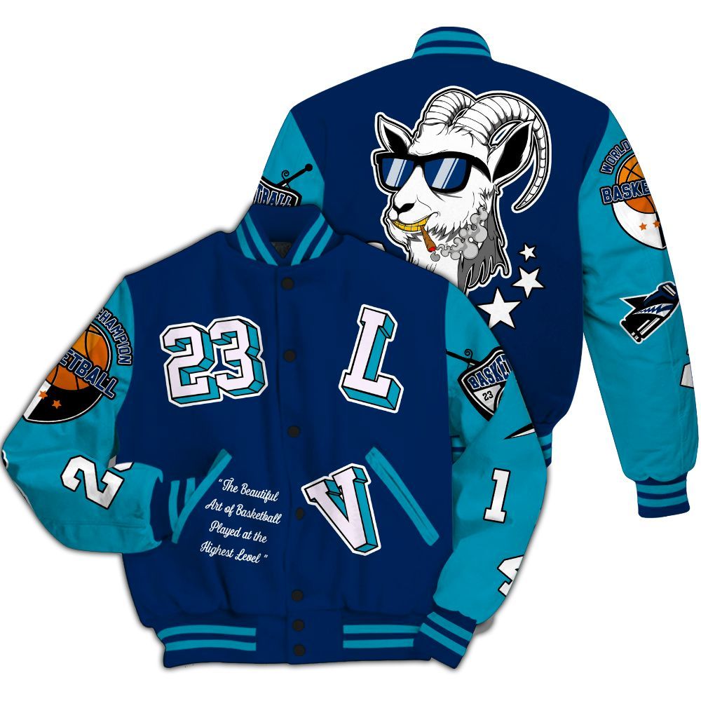 Varsity Jacket To Match Kobe 5 X-Ray - The GOAT Got Em Streetwear All Over Print