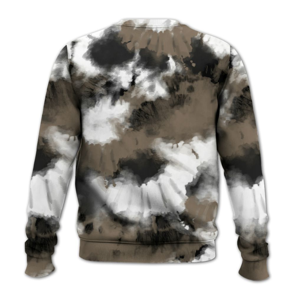 Sweatshirt To Match Low OG Dark Mocha 1s - Tie Dye FK Around Find Out All Over Print