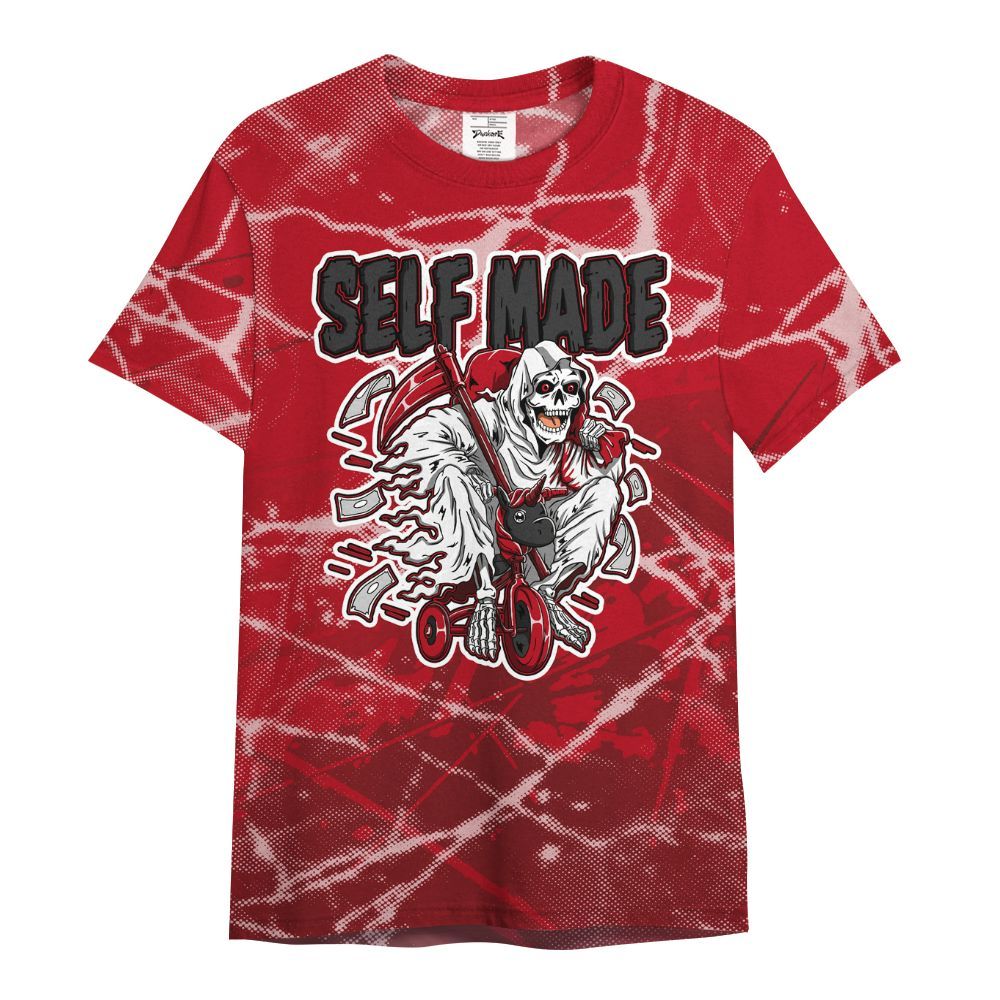 Shirt To Match Bred Velvet 11s - Self Make Skeleton Profound All Over Print