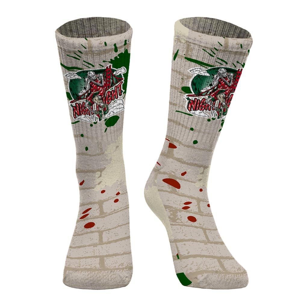 Sock To Match El Grito 5s - Seeya Skeleton Brick