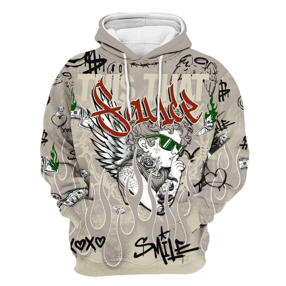 Dunkare El Grito 5s - This That Sauce Angel All Over Print Unisex Hoodie