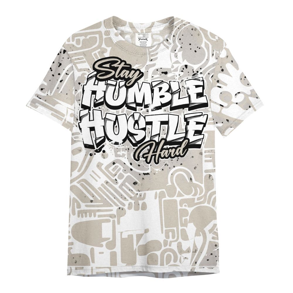Shirt To Match Retro Reverse Metallic 5s - Humble Hustle Doodle Retro All Over Print