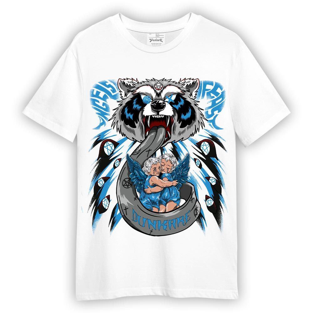 Shirt To Match Shirt Angels Feast Raccoon, Powder Blue 9s, To Match Sneaker Powder Blue 9s DNY