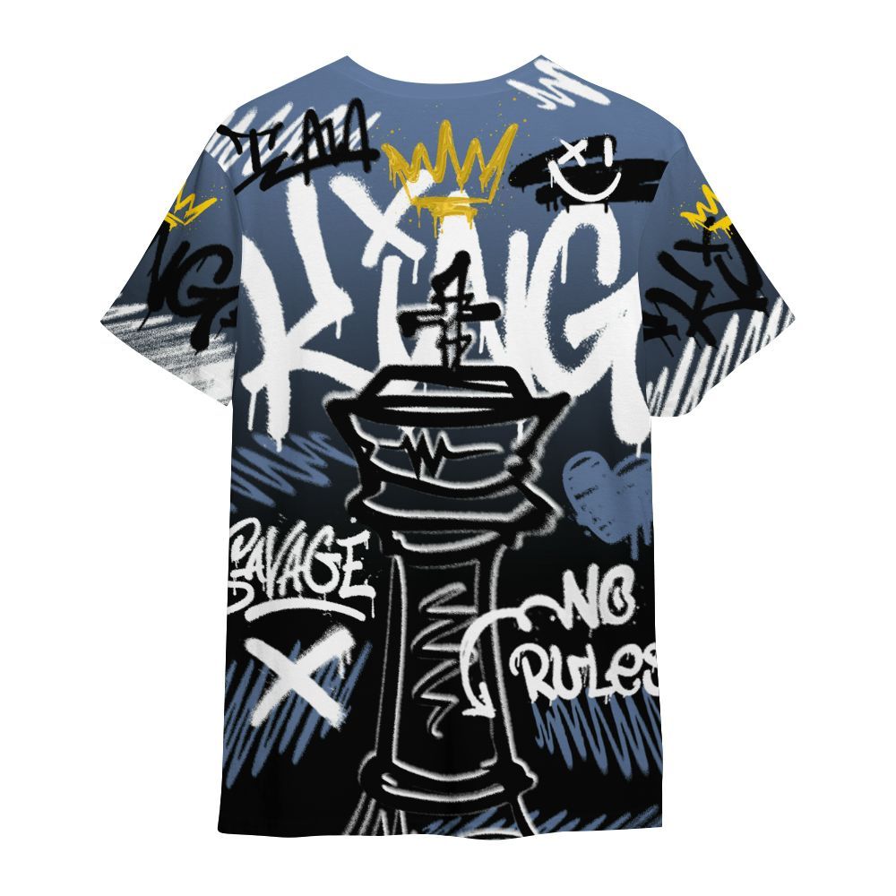 Shirt To Match Mid Space Jam 1s - Street King Chess Streetwear All Over Print