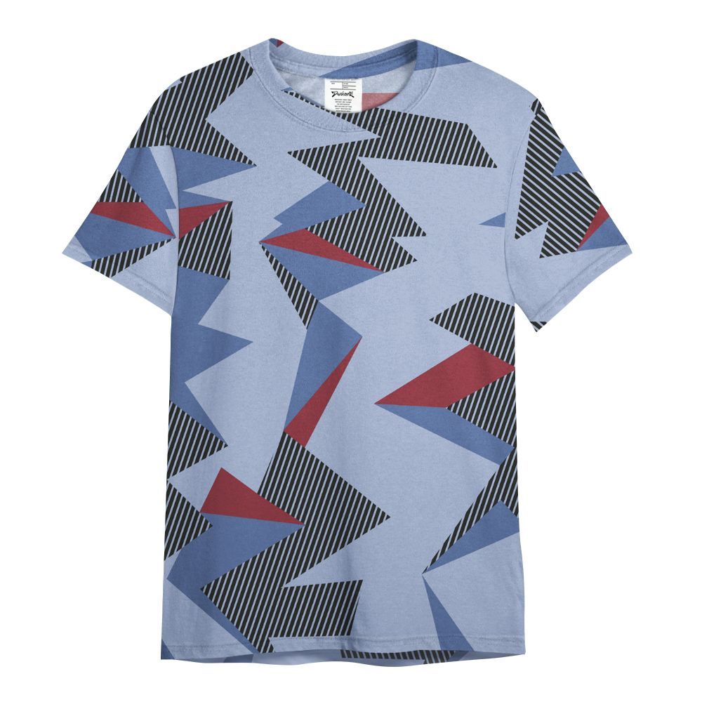 Shirt To Match Black Metallic 5s - Geometric Camouflage Pattern All Over Print