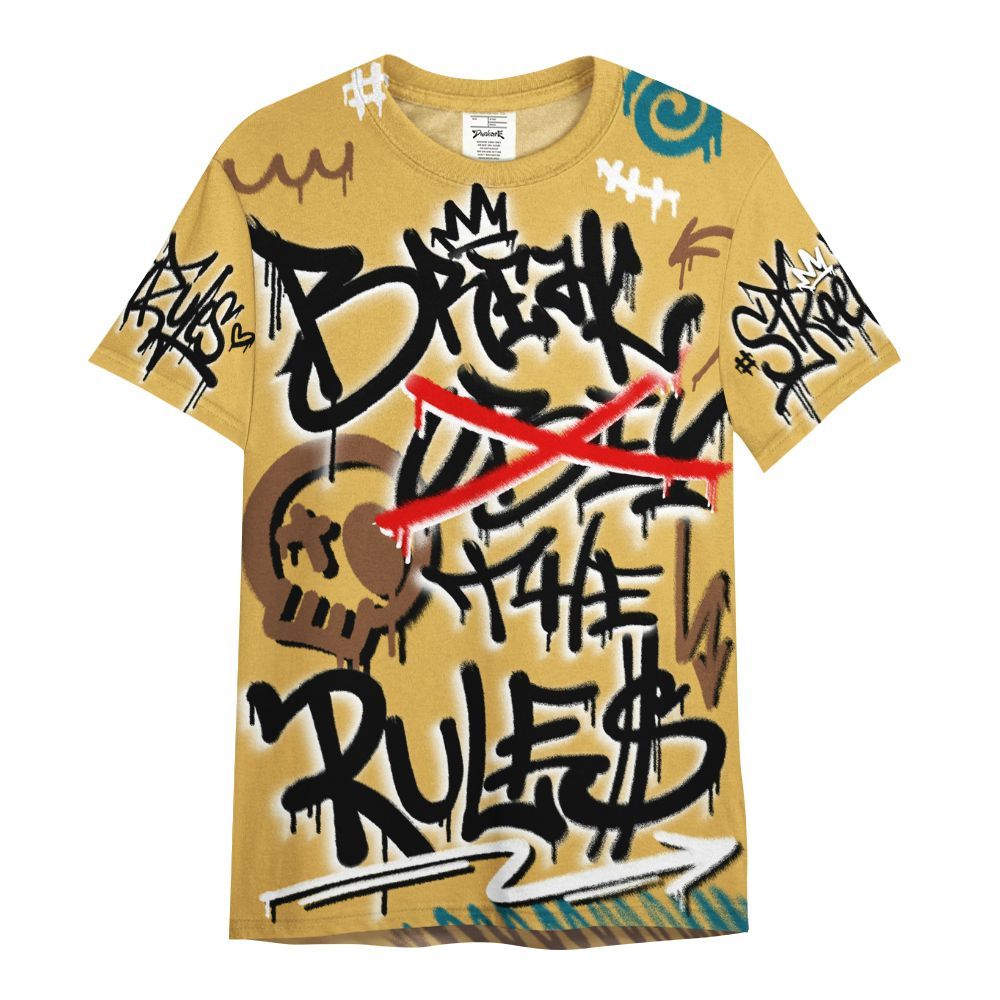 Shirt To Match Retro Cacao Wow 4s - Break Rules Streetwear All Over Print
