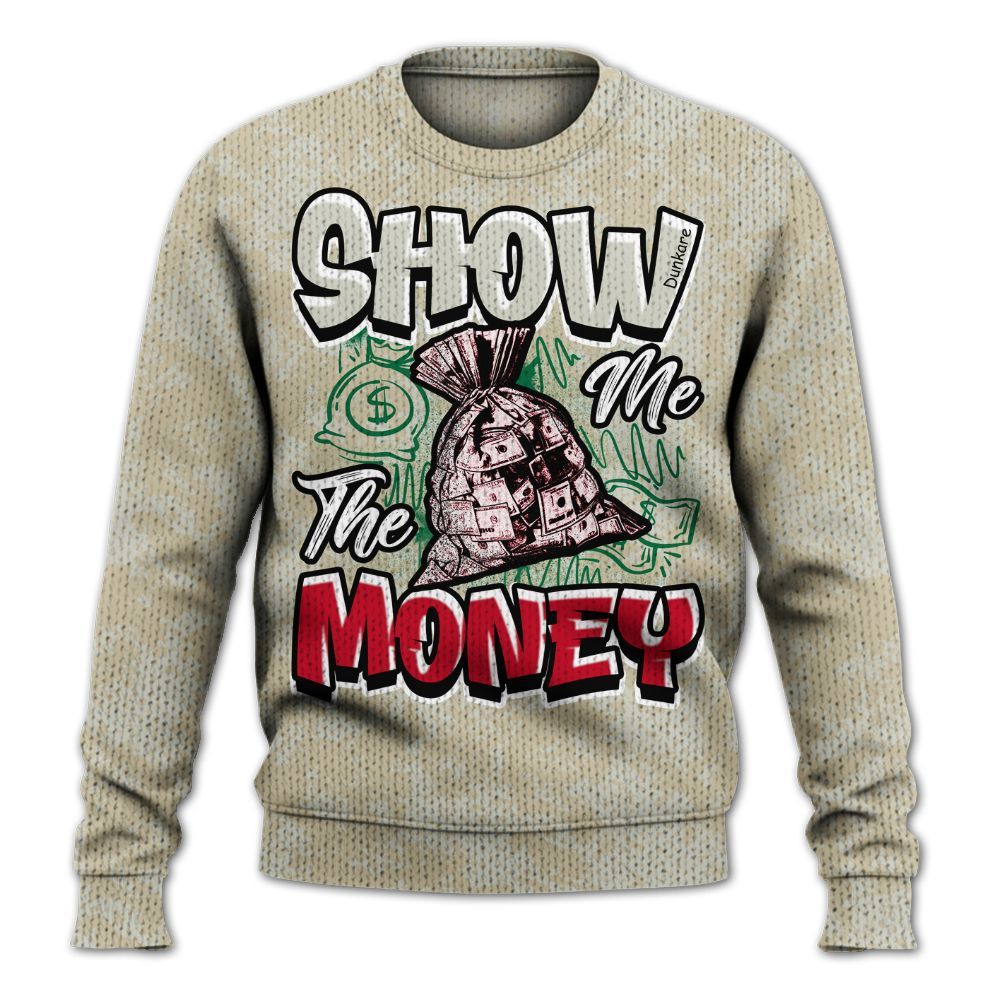 Knitted Sweater To Match El Grito 5s - Show Me The Money Retro