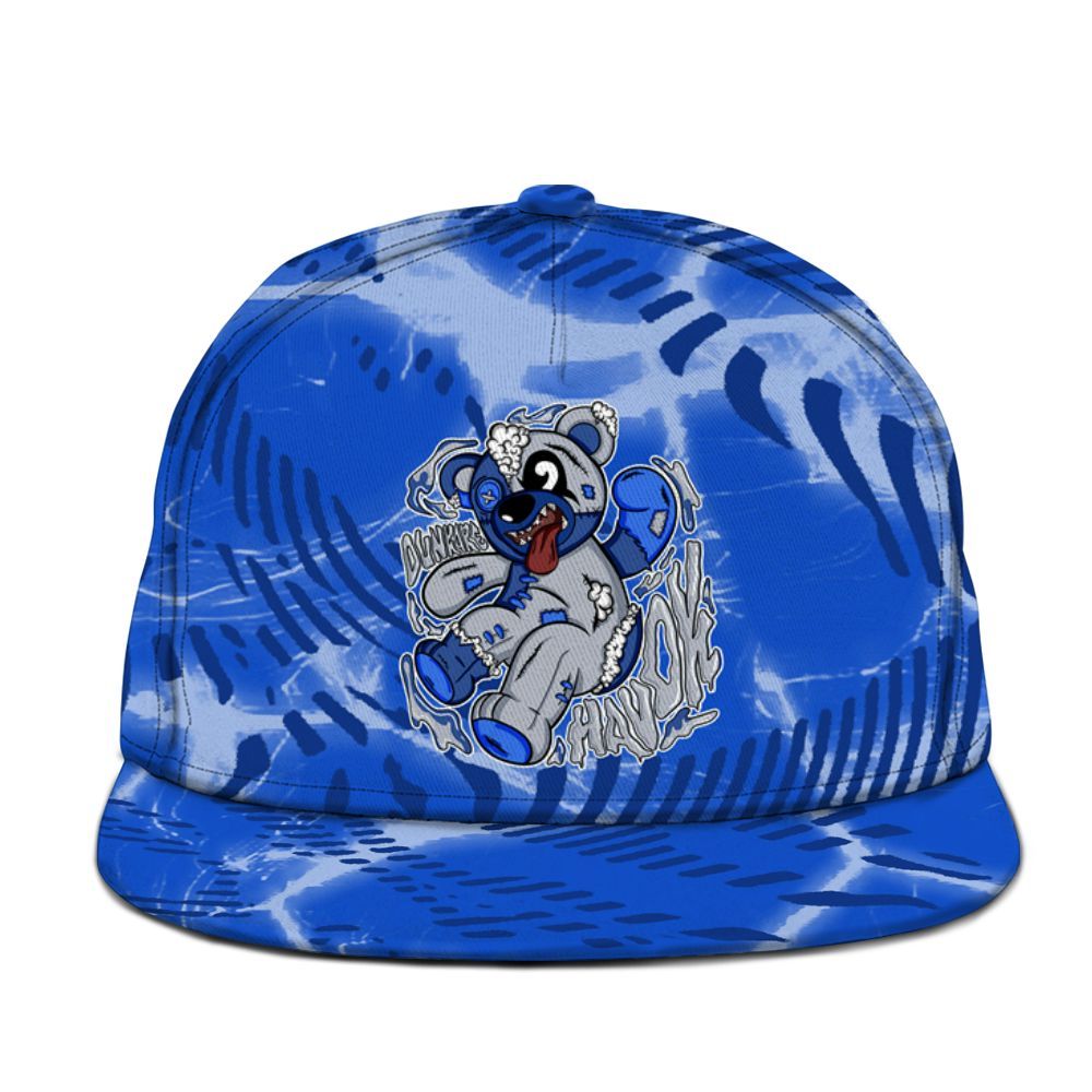 Snapback To Match Air Foamposite One Royal - Havok Bear Graphic