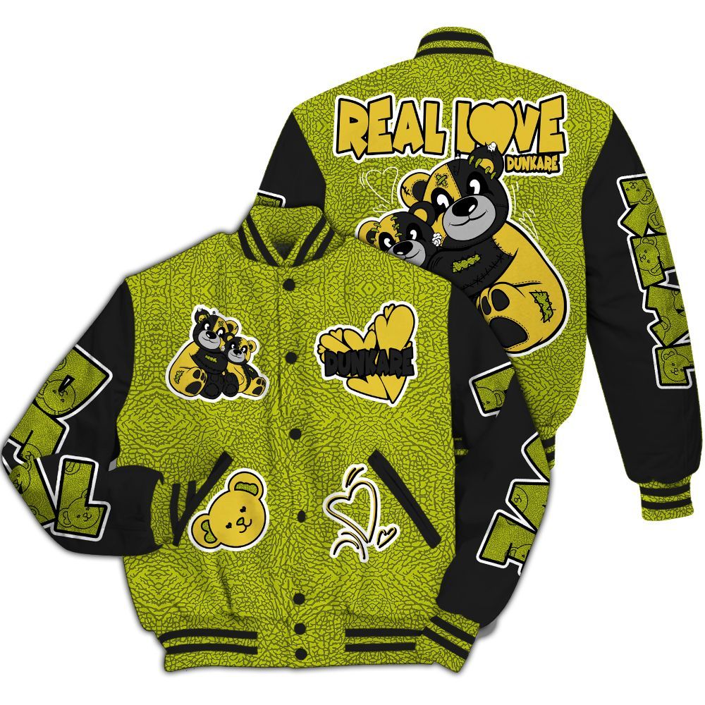 Varsity Jacket To Match Dunk Low QS Halloween Skull - Sincere Fondness Bear All Over Print