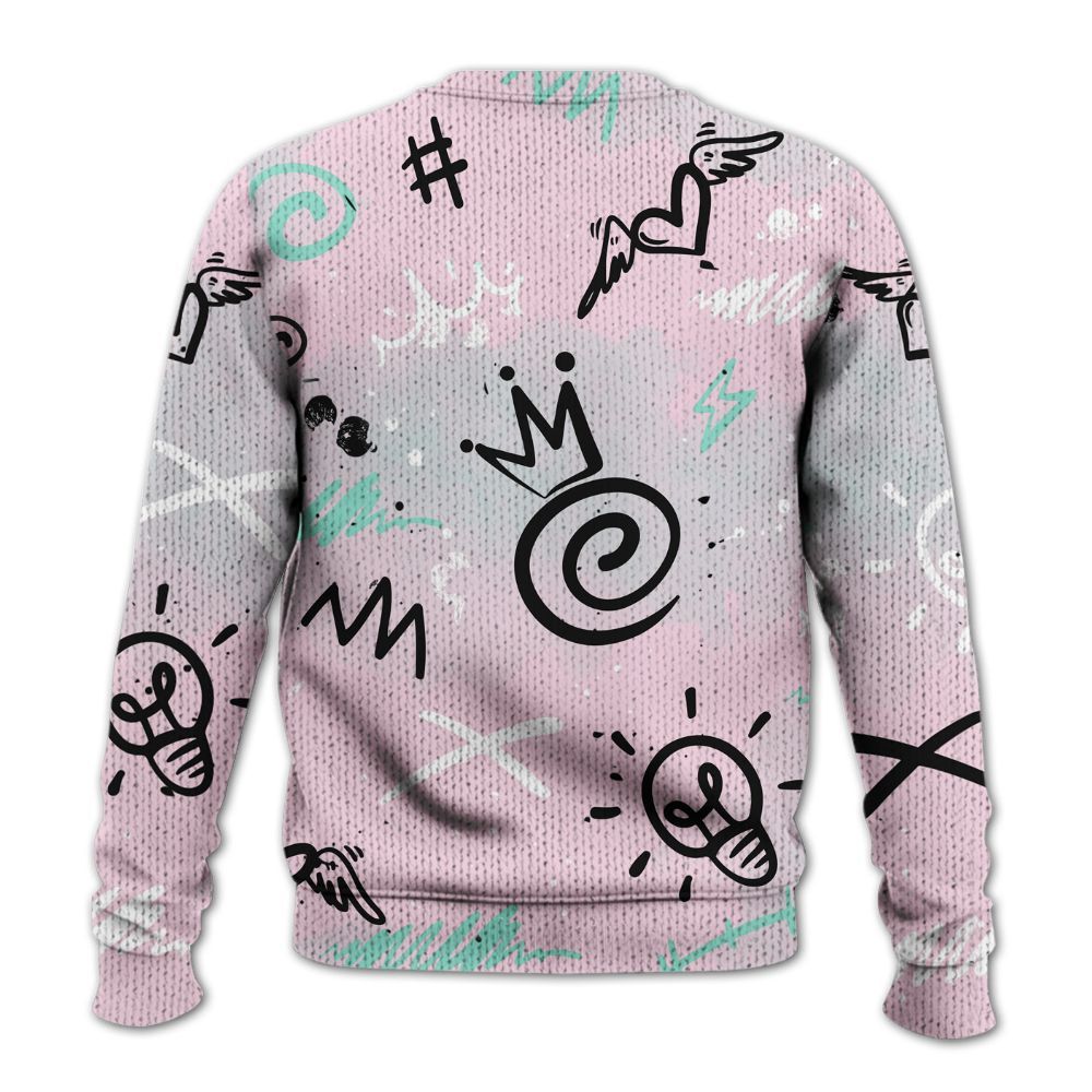 Knitted Sweater To Match Retro Easter 5s - Drip Been Di2ferent