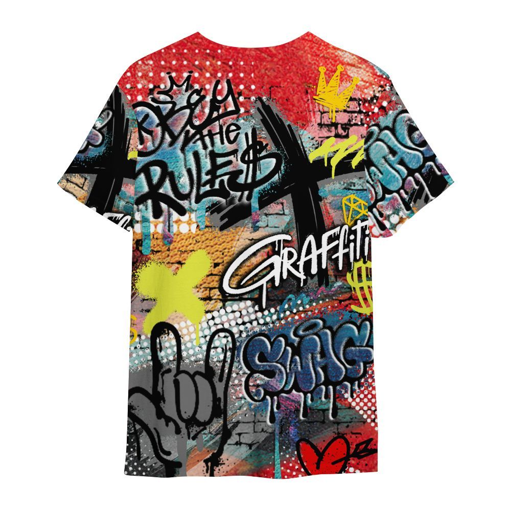 Shirt To Match Kobe 8 What The - True It Real Graffiti Streetwear All Over Print