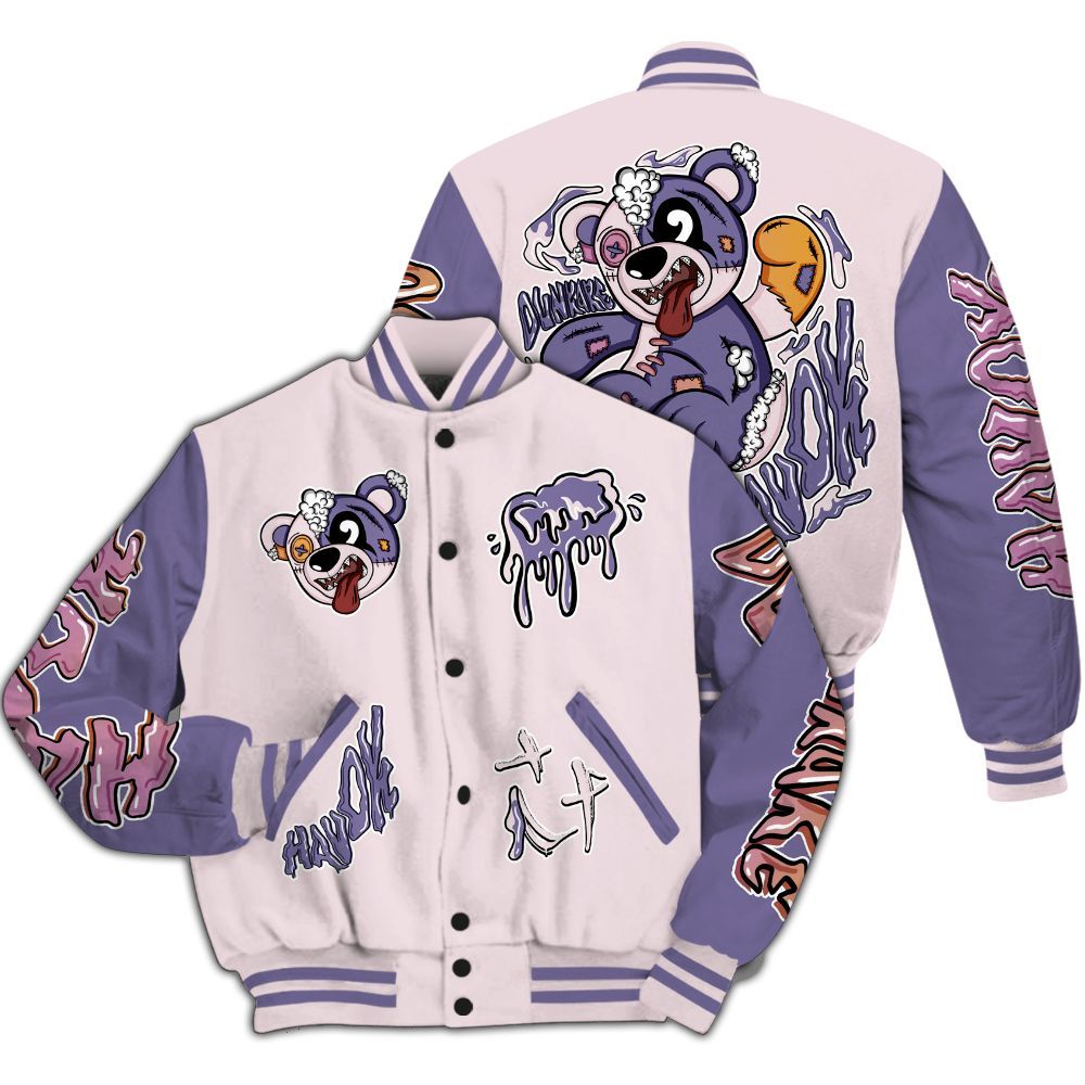 Varsity Jacket To Match Book Sunrise 1s - Havok Bear All Over Print