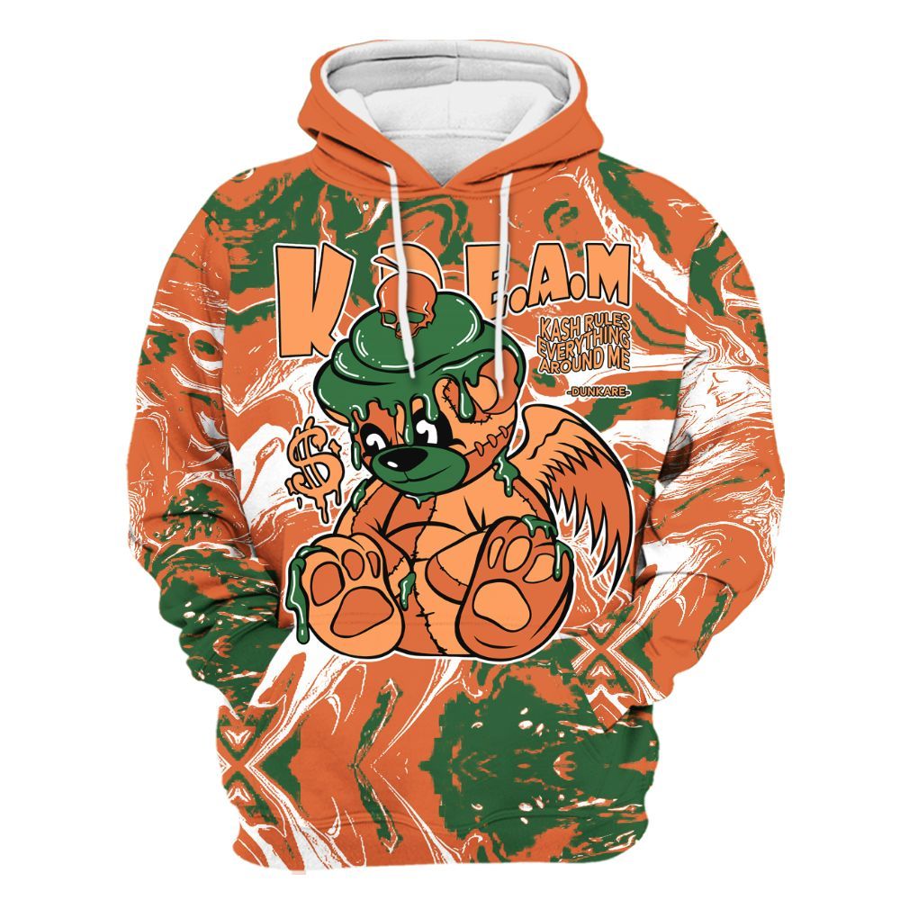 Hoodie To Match Low Miami 5s - Loot Bear Liquid All Over Print