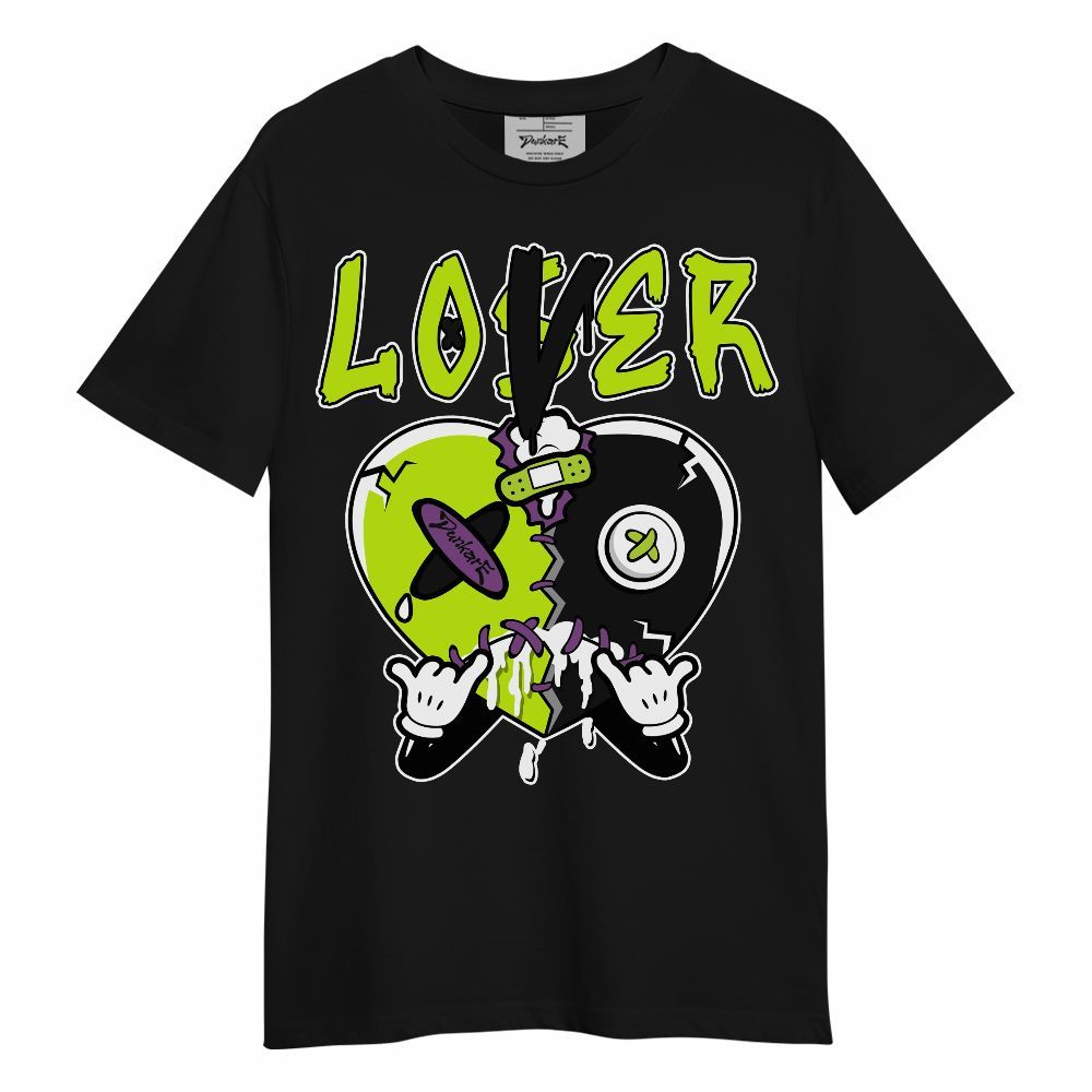 Shirt To Match GS Black Barely Volt 11s - Loser Lover Drip Heart Graphic