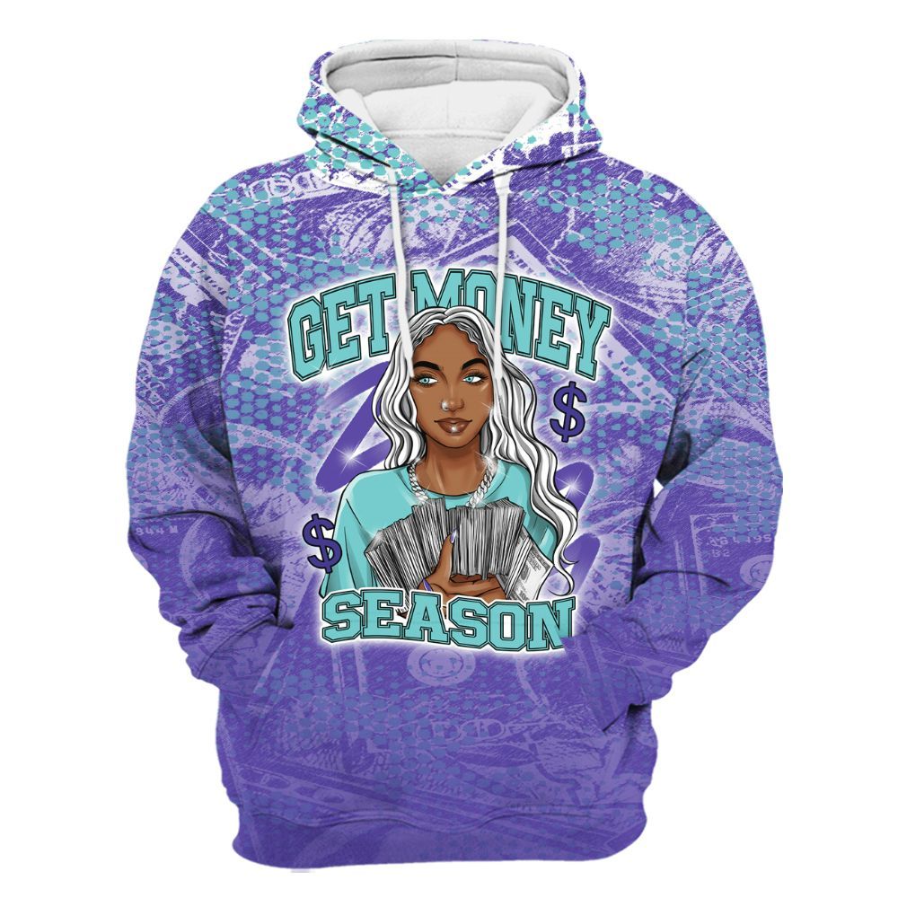 Hoodie To Match Low Hornets 1s - Get Moneys Season Banknote All Over Print