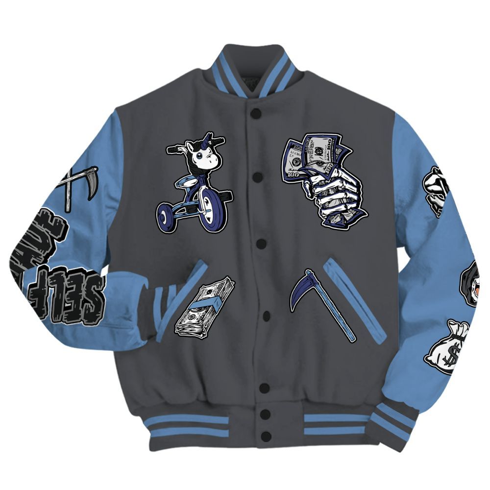 Varsity Jacket To Match Air Max 95 Stash - Self Make Skeleton All Over Print