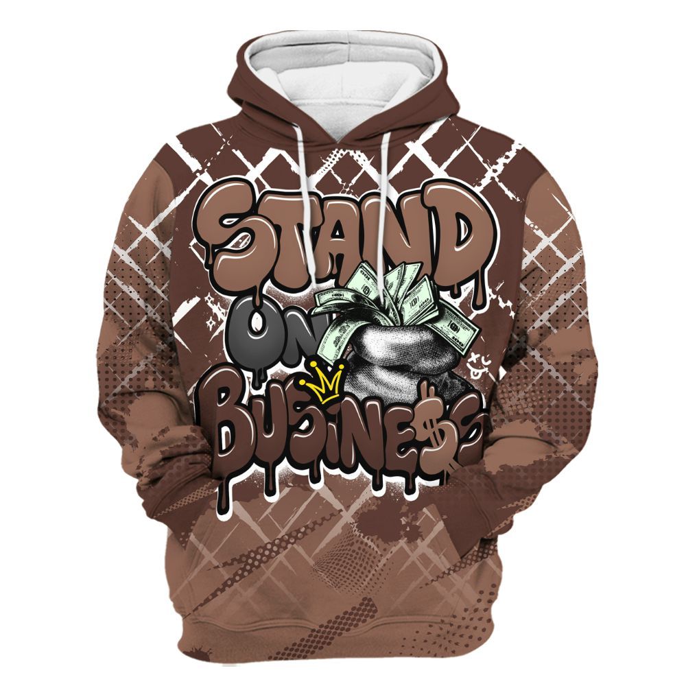 Hoodie To Match KD 4 Christmas - Halftone Stand Business Dripping All Over Print