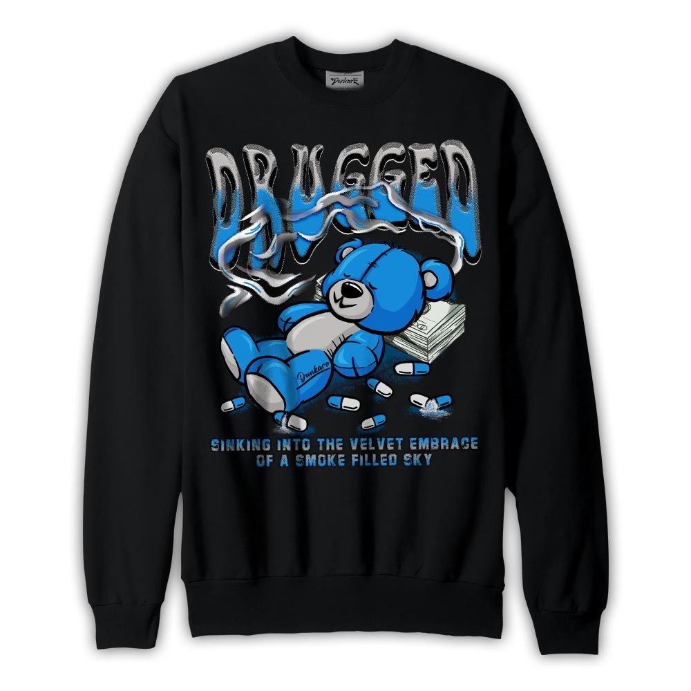 Sweatshirt To match Sweatshirt Drugged, Military Blue 4s Sweatshirt, To Match Sneaker Military Blue 4s, Sweatshirt NCMD