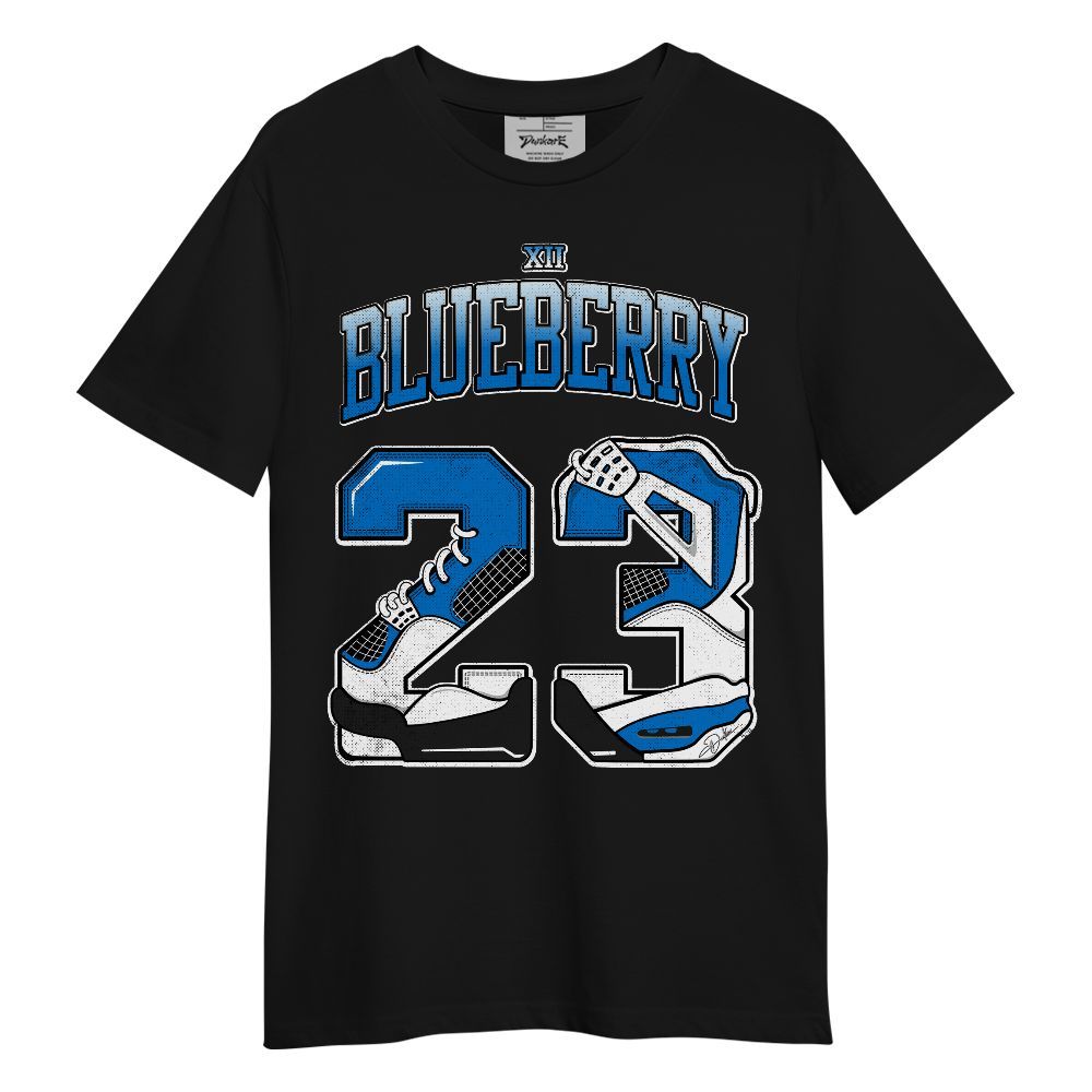 Shirt To Match Blueberry 12s - Number 23 Dirty 4s Unisex Shirt