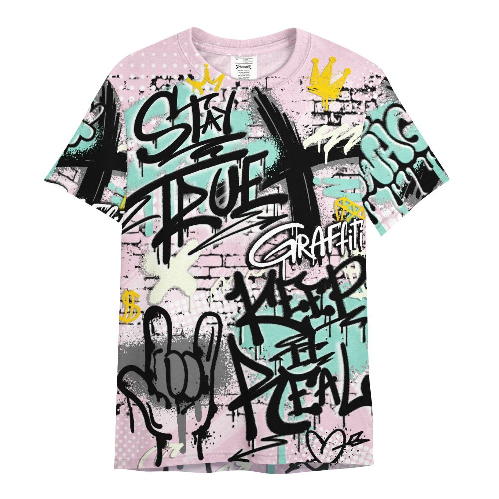 Shirt To Match Retro Easter 5s - True It Real Graffiti Streetwear All Over Print