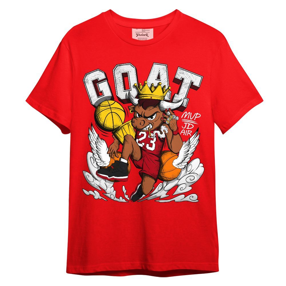 Shirt To Match Bred Velvet 11s - FlightMan Number 23 G.O.A.T Unisex Shirt