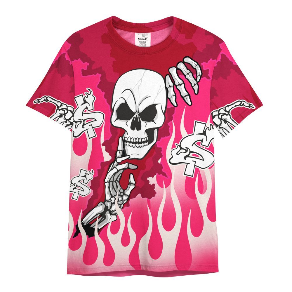 Shirt To Match A'One Pink Aura - Ones Move In Silence Graphic Trapped All Over Print