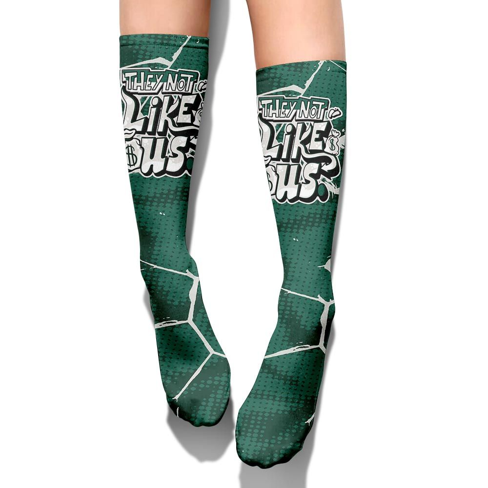 Sock To Match Oxidized Green 4s - Dislike Us Graphic Crack